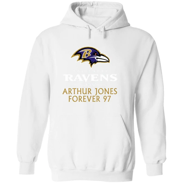 Baltimore Reavens Arthur Jones Forever 97 Rest In Peace Hoodie - Image 8