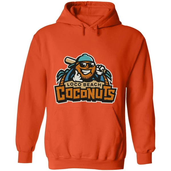 Banana Ball Team Loco Beach Coconuts Logo Hoodie - Image 6