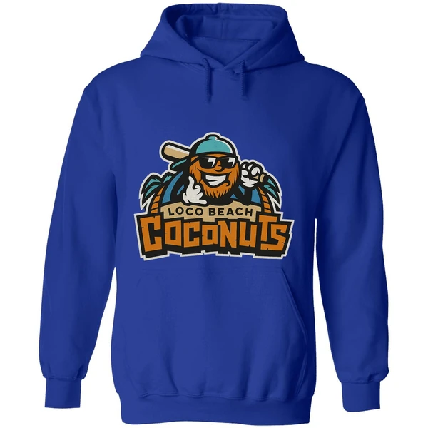 Banana Ball Team Loco Beach Coconuts Logo Hoodie - Image 7