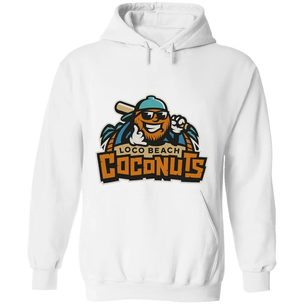 Banana Ball Team Loco Beach Coconuts Logo Hoodie - Image 8