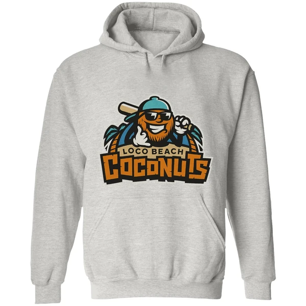 Banana Ball Team Loco Beach Coconuts Logo Hoodie - Image 9