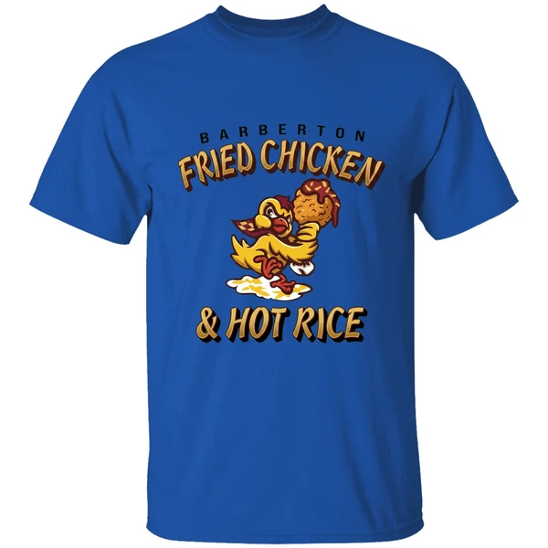 barberton fried chicken and hot rice shirt royalblue