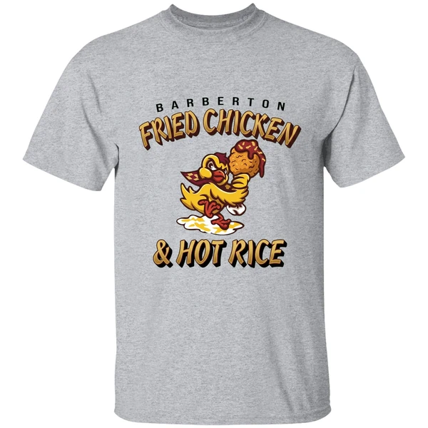barberton fried chicken and hot rice shirt sportgrey