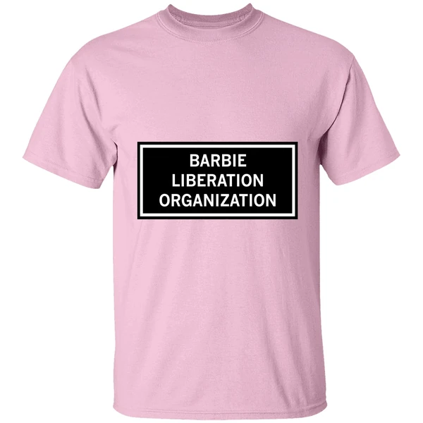 barbie liberation organization shirt lightpink