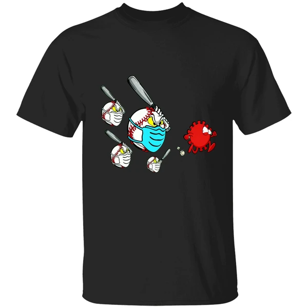 Baseball Chase Fight Coronavirus Shirt - Image 9