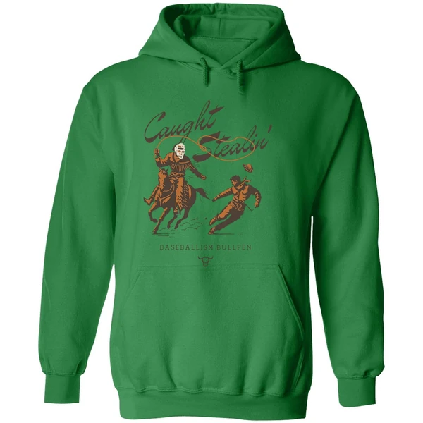 Baseballism Bullpen Caught Stealing Hoodie - Image 2
