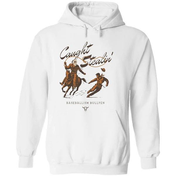 Baseballism Bullpen Caught Stealing Hoodie - Image 8