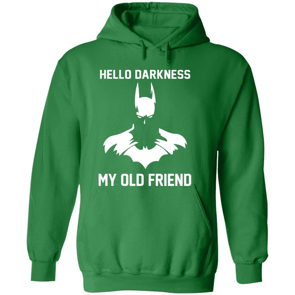 Batman Hello Darkness My Old Friend Hoodie - Image 2