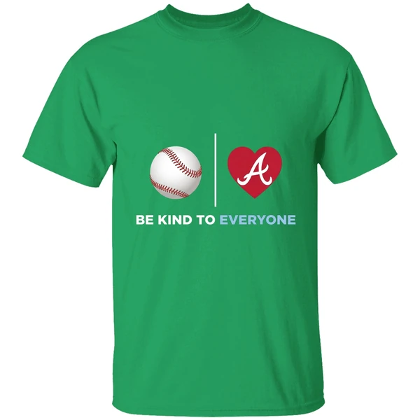 Be Kind To Everyone Atlanta Braves Jordyns Summer Shirt - Image 2