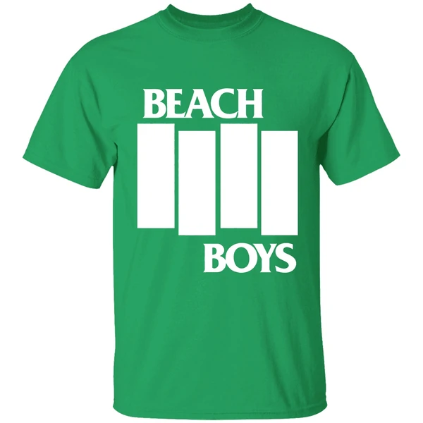 Beach Boys Black Flag Logo Parody Shirt - Image 2