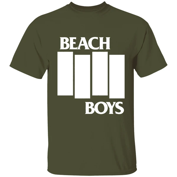 Beach Boys Black Flag Logo Parody Shirt - Image 4