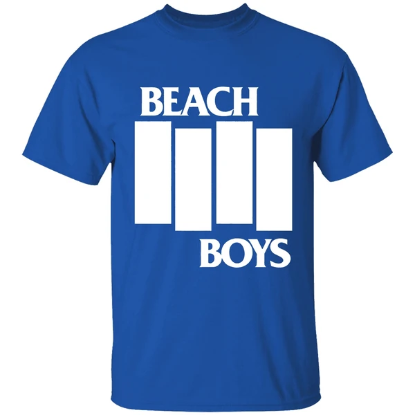 Beach Boys Black Flag Logo Parody Shirt - Image 8