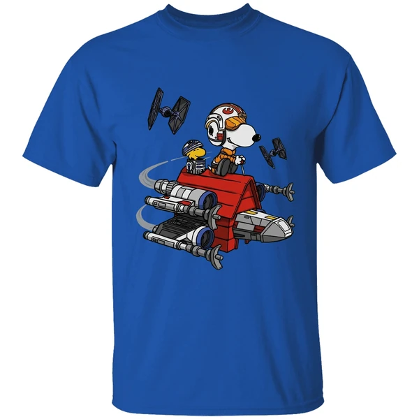 beagle 5 snoopy star wars shirt royalblue