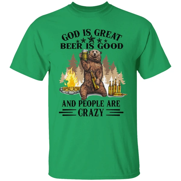 Bear God Is Great Beer Is Good Shirt