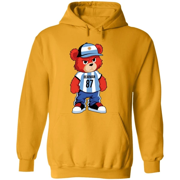 Bear Oliver Bearman 87 Argentina Football Hoodie