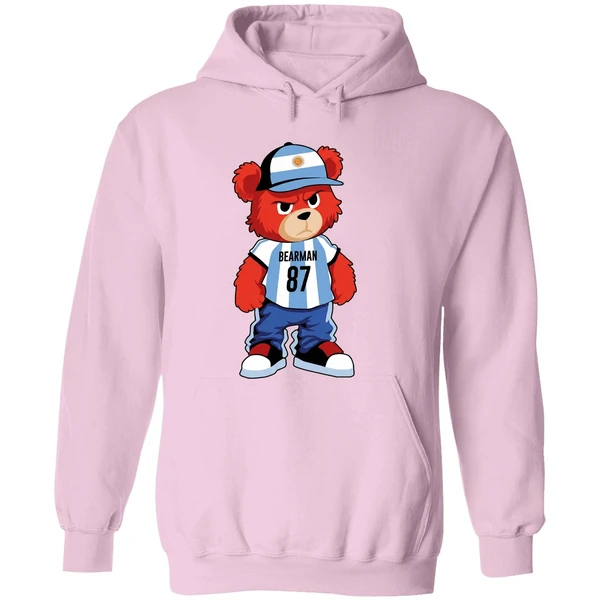 Bear Oliver Bearman 87 Argentina Football Hoodie - Image 5