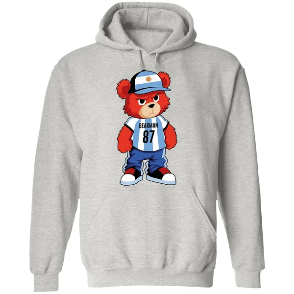 Bear Oliver Bearman 87 Argentina Football Hoodie - Image 9