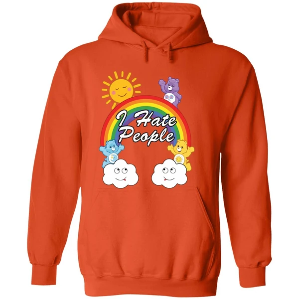 Bears Rainbow I Hate People Hoodie - Image 6