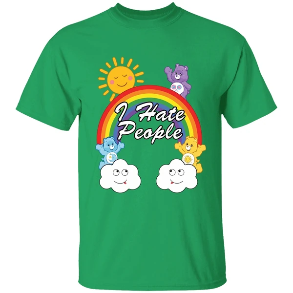 Bears Rainbow I Hate People Shirt - Image 2