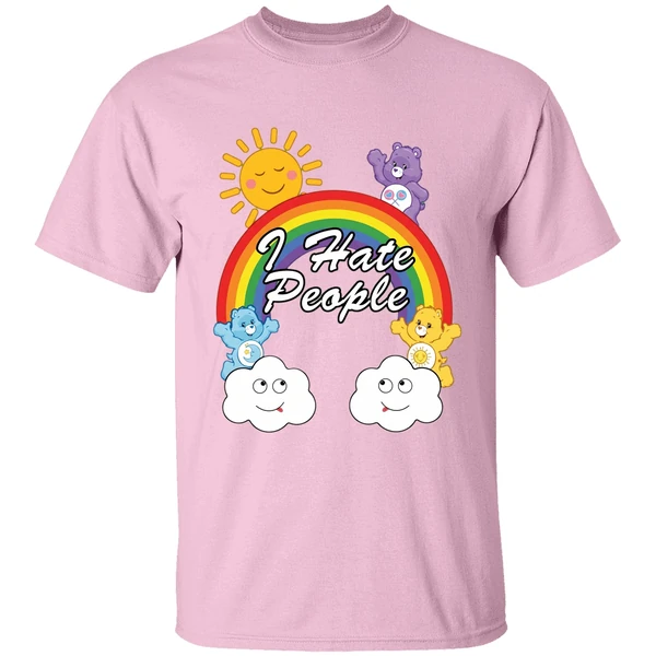 Bears Rainbow I Hate People Shirt - Image 3
