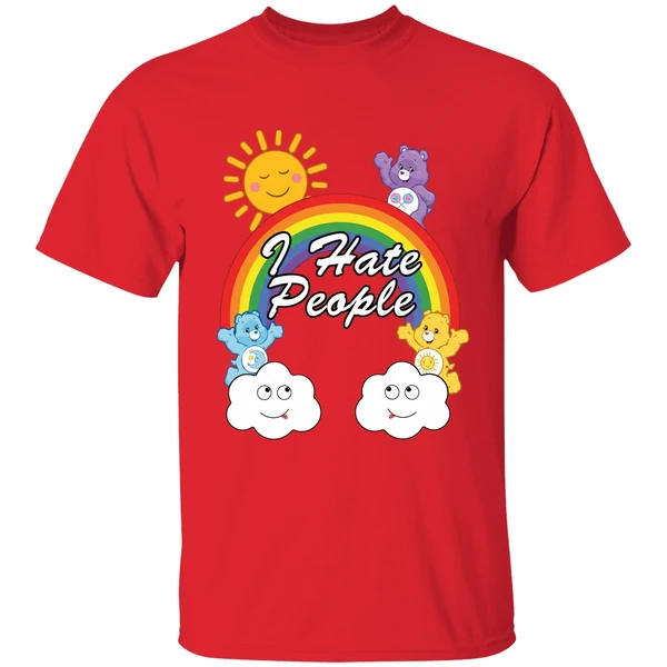 Bears Rainbow I Hate People Shirt - Image 7