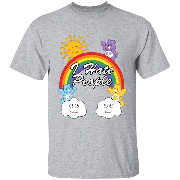 Bears Rainbow I Hate People Shirt - Image 9