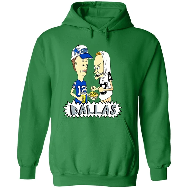 Beavis And Butt Head Dallas Cowboys Hoodie - Image 2