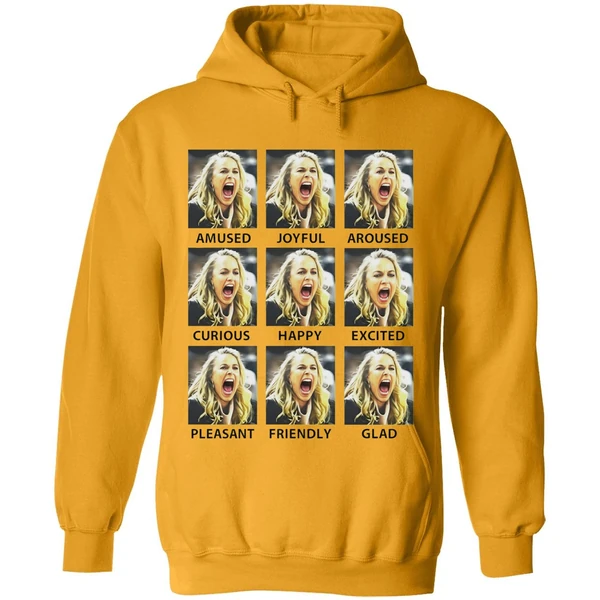 Becky Hammon Emotions Amused Joyfull Aroused Curious Happy Hoodie