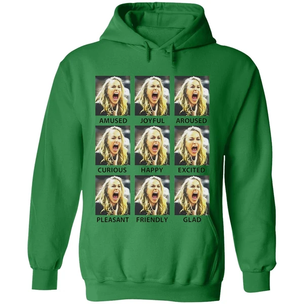 Becky Hammon Emotions Amused Joyfull Aroused Curious Happy Hoodie - Image 2