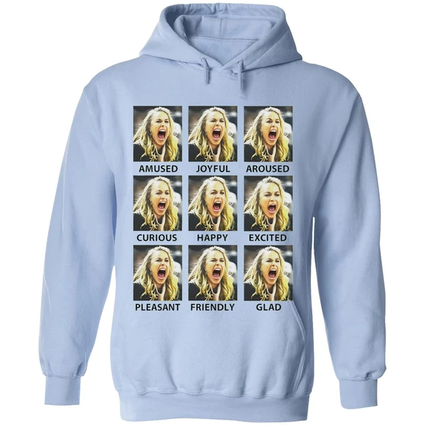 Becky Hammon Emotions Amused Joyfull Aroused Curious Happy Hoodie - Image 4