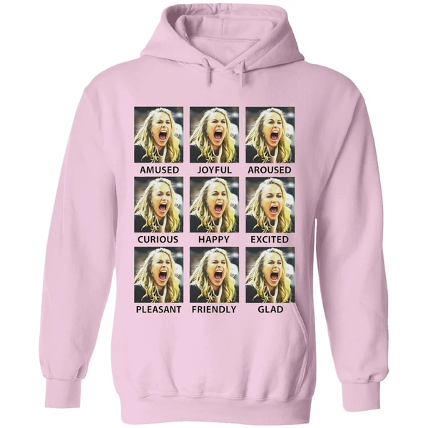 Becky Hammon Emotions Amused Joyfull Aroused Curious Happy Hoodie - Image 5