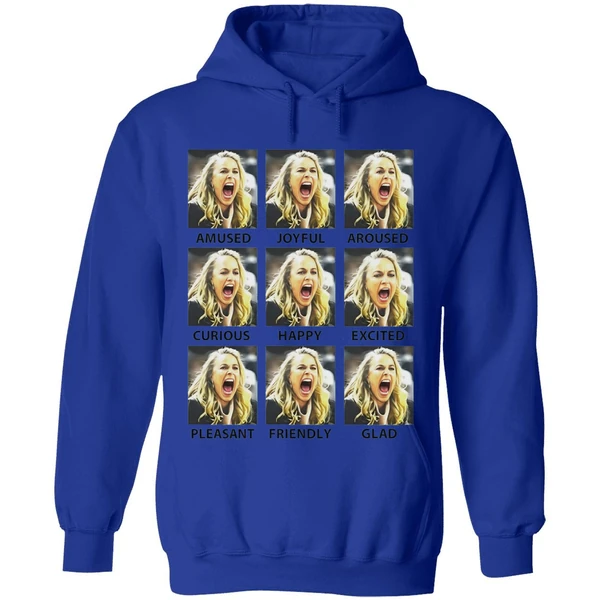 Becky Hammon Emotions Amused Joyfull Aroused Curious Happy Hoodie - Image 7