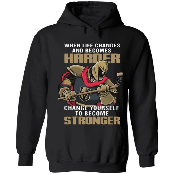 Becomes Harder Change Yourself Stronger Hoodie - Image 8