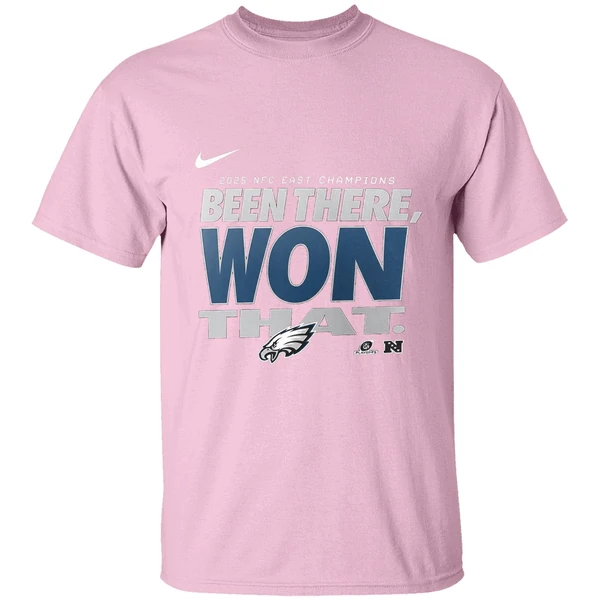 Been There Won That Philadelphia Eagles 2025 Nfc East Division Champions Locker Room Shirt - Image 3