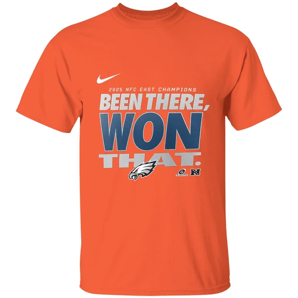 Been There Won That Philadelphia Eagles 2025 Nfc East Division Champions Locker Room Shirt - Image 6