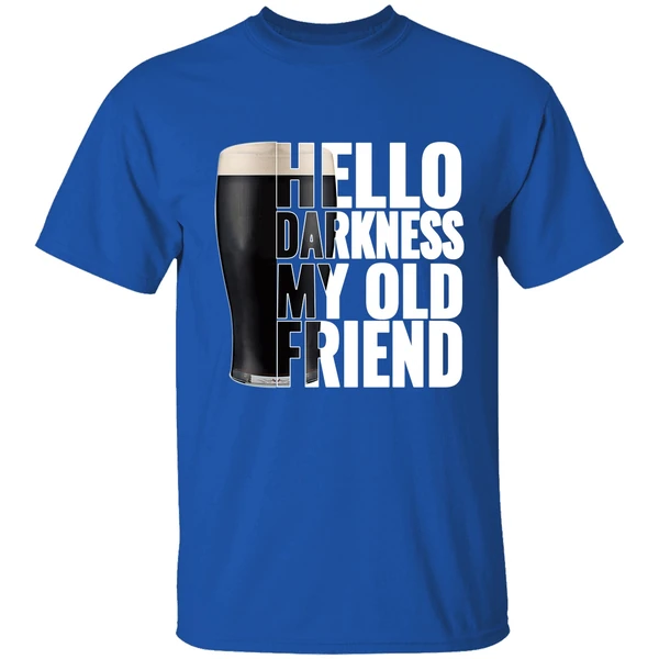 Beer Hello Darkness My Old Friend Shirt - Image 7