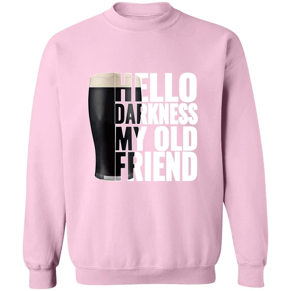 Beer Hello Darkness My Old Friend Sweatshirt - Image 4