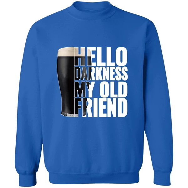 Beer Hello Darkness My Old Friend Sweatshirt - Image 8