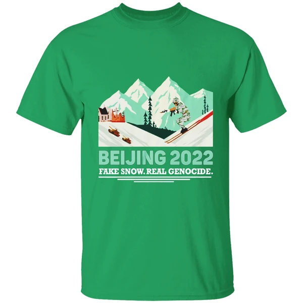 Beijing 2022 Fake Snow Real Genocide Shirt - Image 2