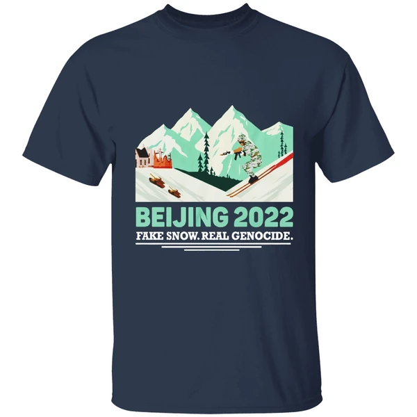 Beijing 2022 Fake Snow Real Genocide Shirt - Image 5