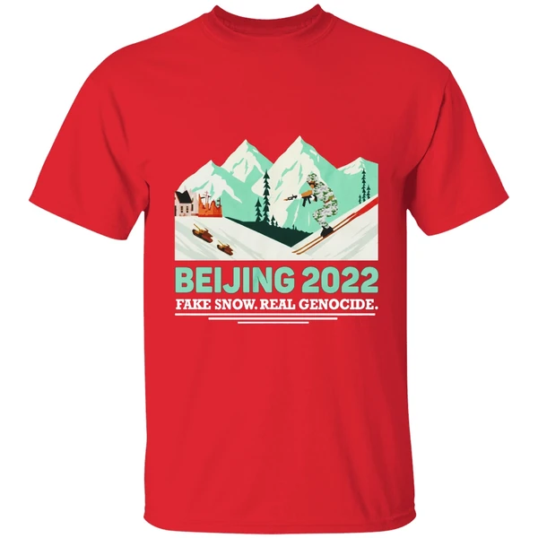 Beijing 2022 Fake Snow Real Genocide Shirt - Image 7