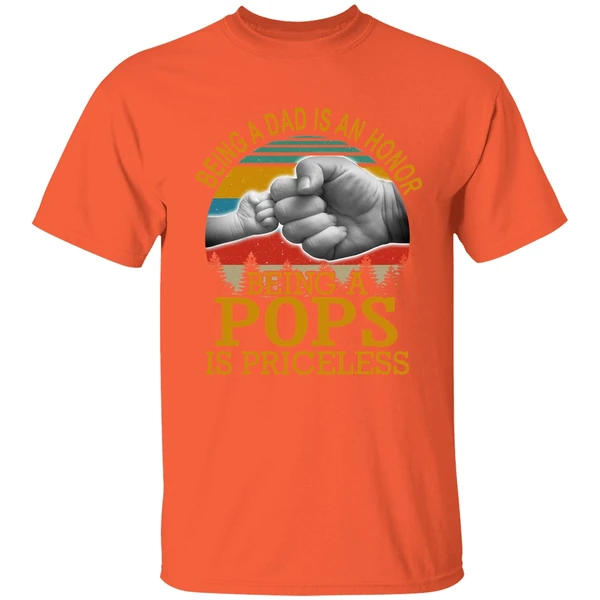 Being A Dad Is An Honor Being A Pops Is Priceless Shirt - Image 5