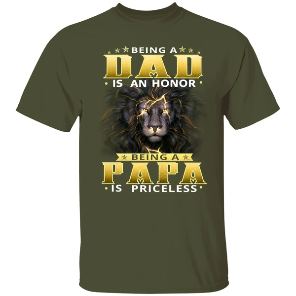 Being Dad Is An Honor Being Papa Is Priceless Shirt - Image 3