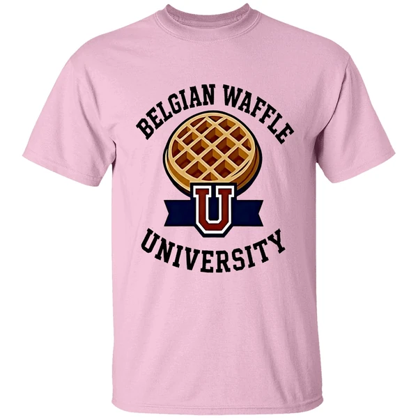 Belgian Waffle University Logo Shirt - Image 2