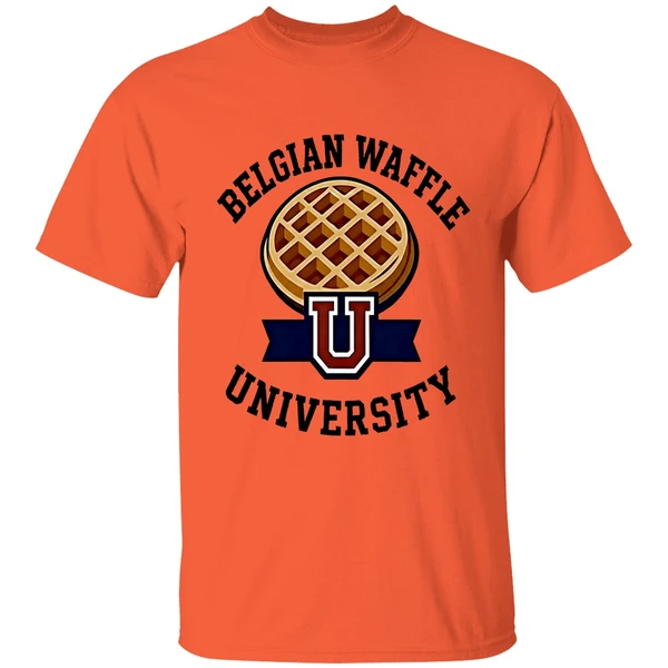 Belgian Waffle University Logo Shirt - Image 3