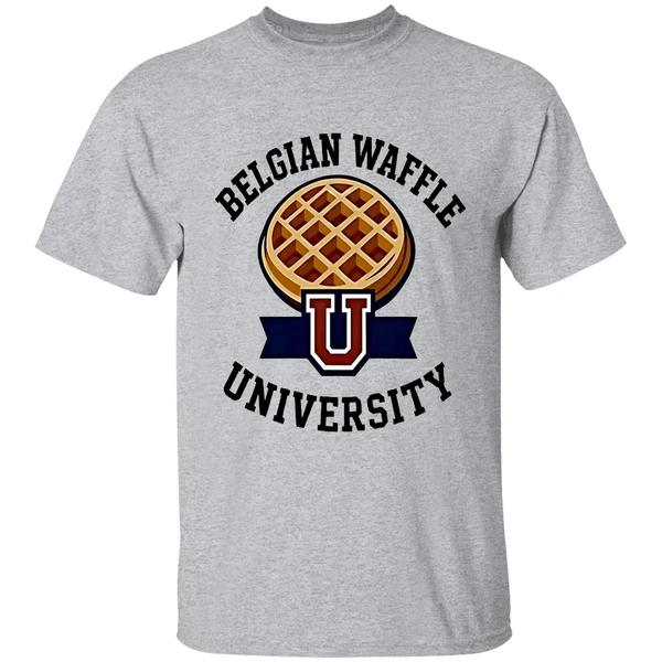 Belgian Waffle University Logo Shirt - Image 6