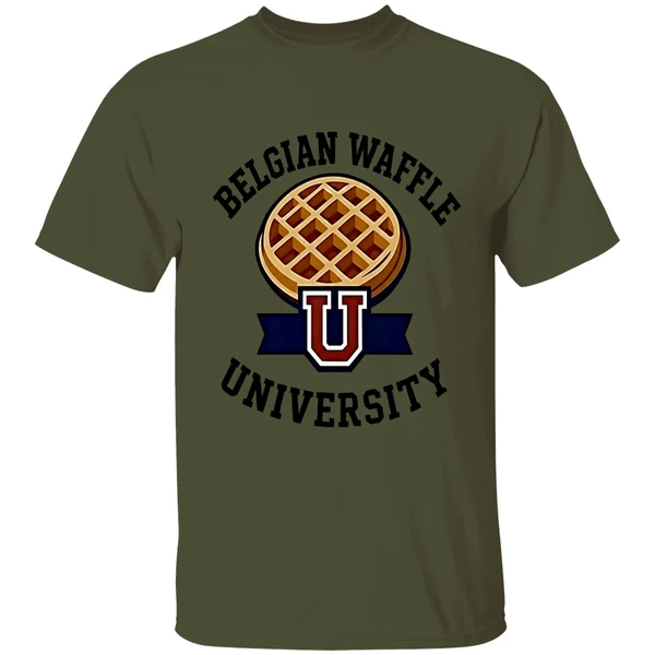 Belgian Waffle University Logo Shirt - Image 9