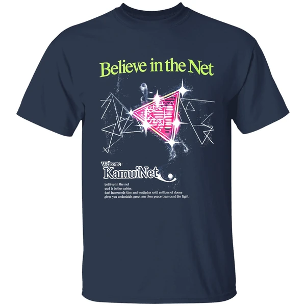 believe in the net welcome kamuinet shirt navy