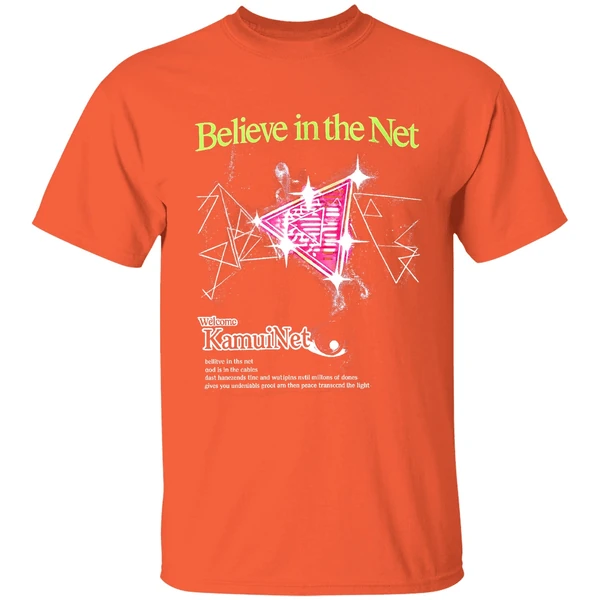 believe in the net welcome kamuinet shirt orange