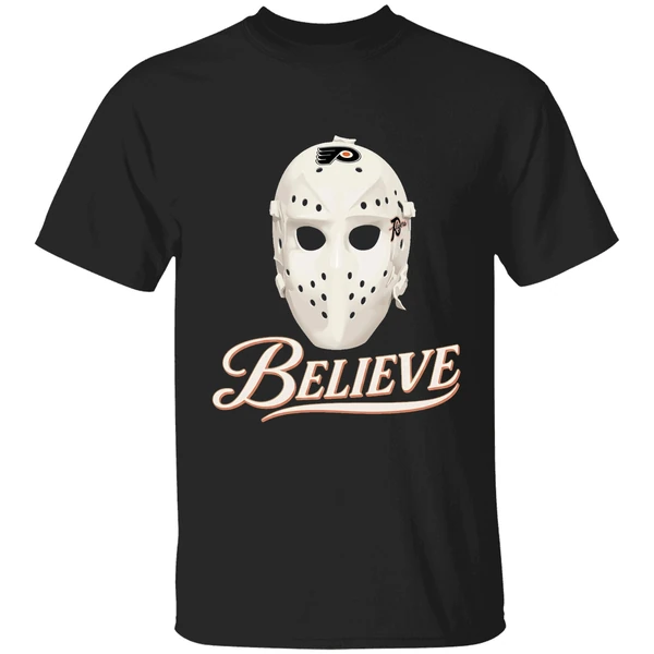Believe Mask Philadelphia Flyers Shirt